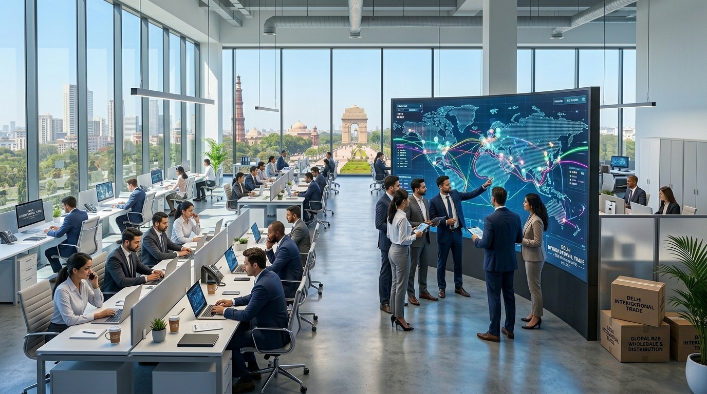 Global trade network – India connecting to world markets